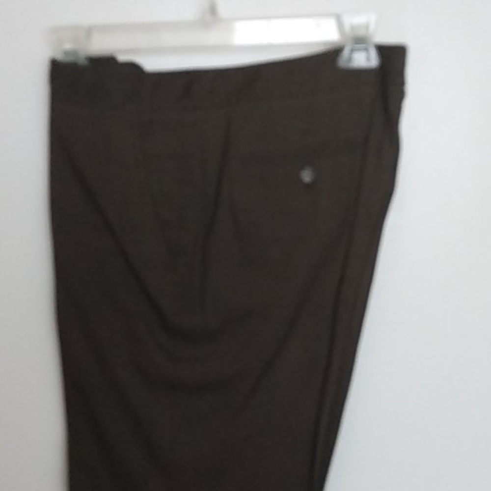 Theory Sz 8 Dark Brown Linen Pants